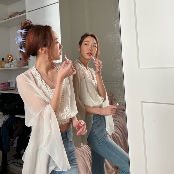 Go With The Flow Chiffon Blouse - Picture 3 of 9